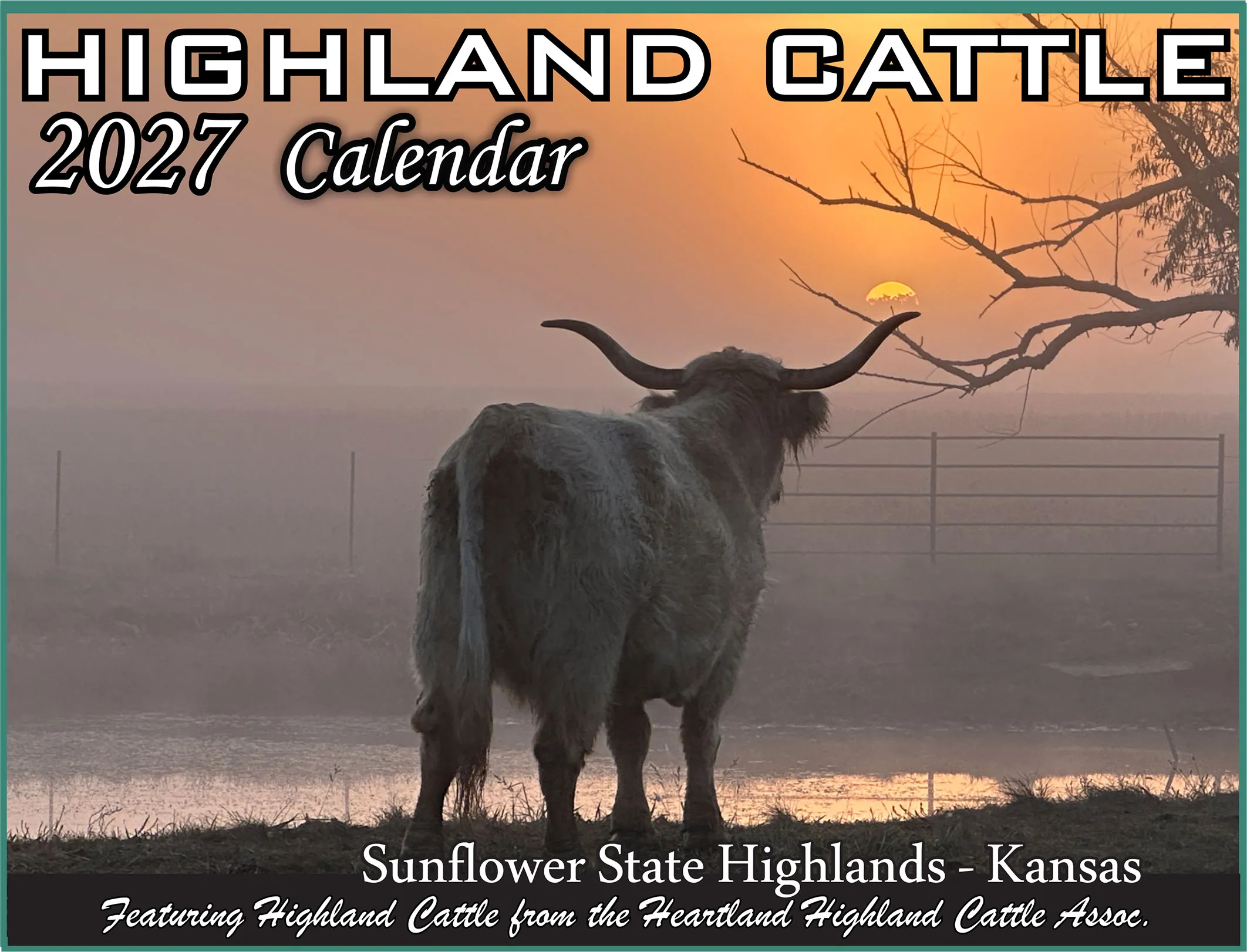 2027 HHCA Highland Cattle Calendar